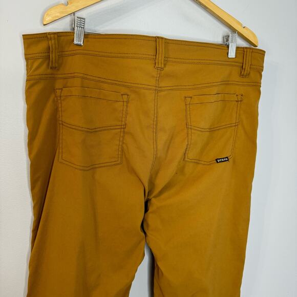 prAna Brion Men's Pant Slim Fit Stretch Hiking Outdoor Tan 38x32 - Picture 5 of 8
